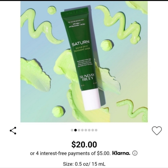 Sunday Riley 👽 Saturn 👽 NWOB - Picture 1 of 4